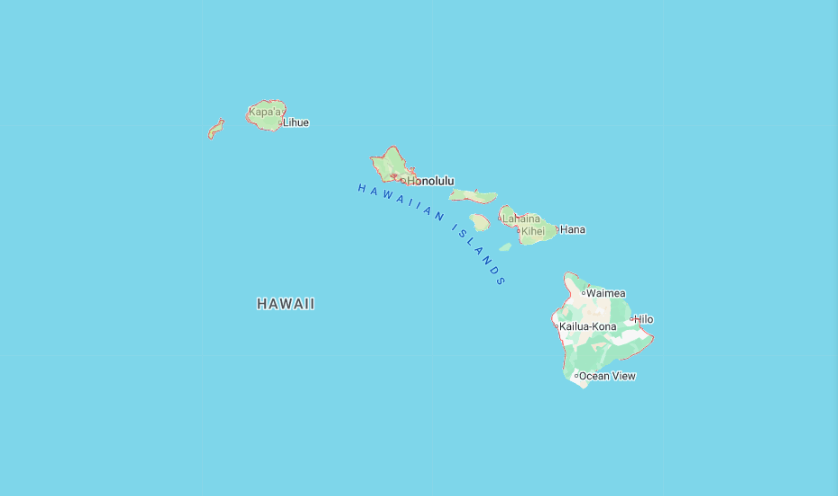 Map of evacuation orders in Hawaii 30.07.2025 via dod.hawaii.gov