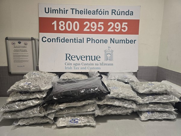 Man Arrested after Cannabis worth €400k Seized in Dublin Airport | www ...