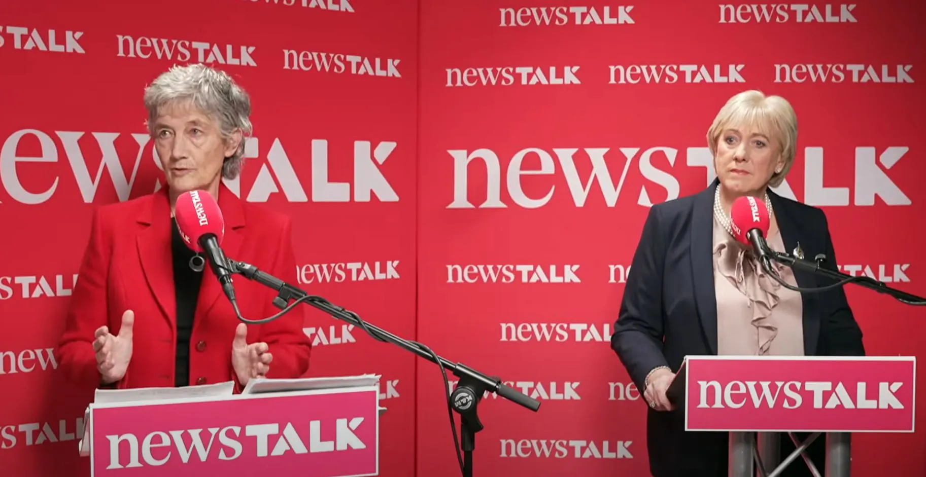 Catherine Connolly and Heather Humphreys.