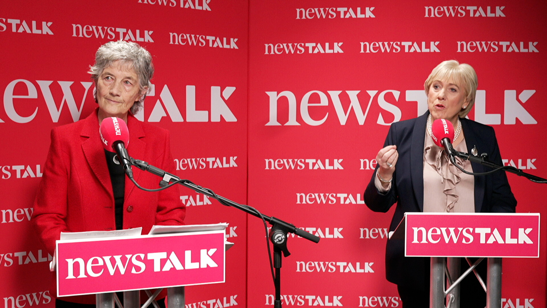 Catherine Connolly and Heather Humphreys