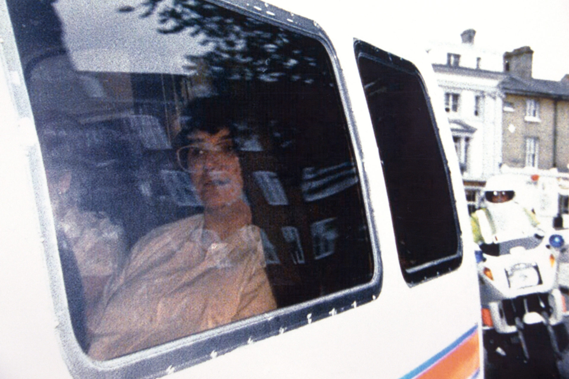 AKC531 Rose West wife of Fred West, on her way to Winchester Crown Court for her murder trial.