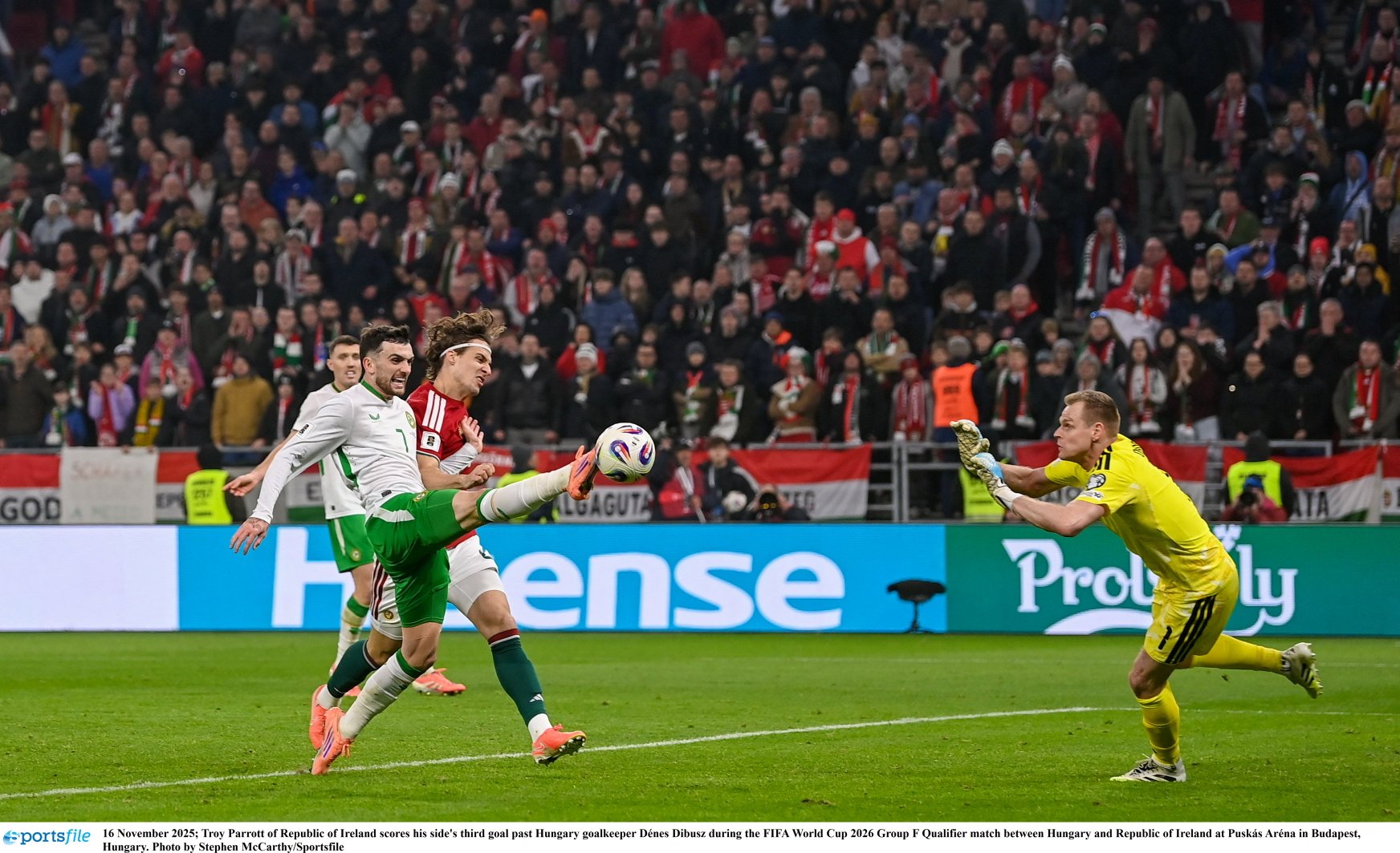Ireland into World Cup playoffs after dramatic victory over Hungary