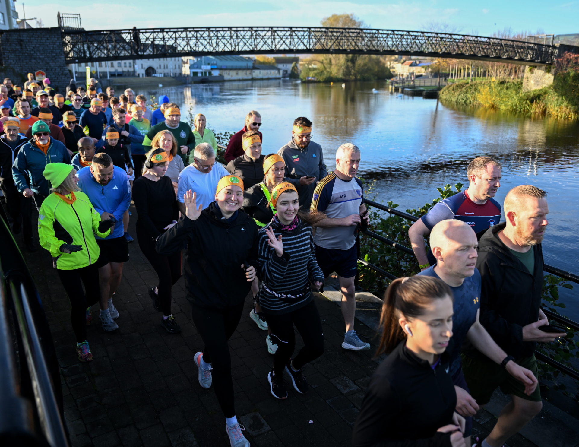 Participants during the launch of parkrun Ireland and Healthy Ireland’s ‘Step into Winter’ campaign at Carlow parkrun