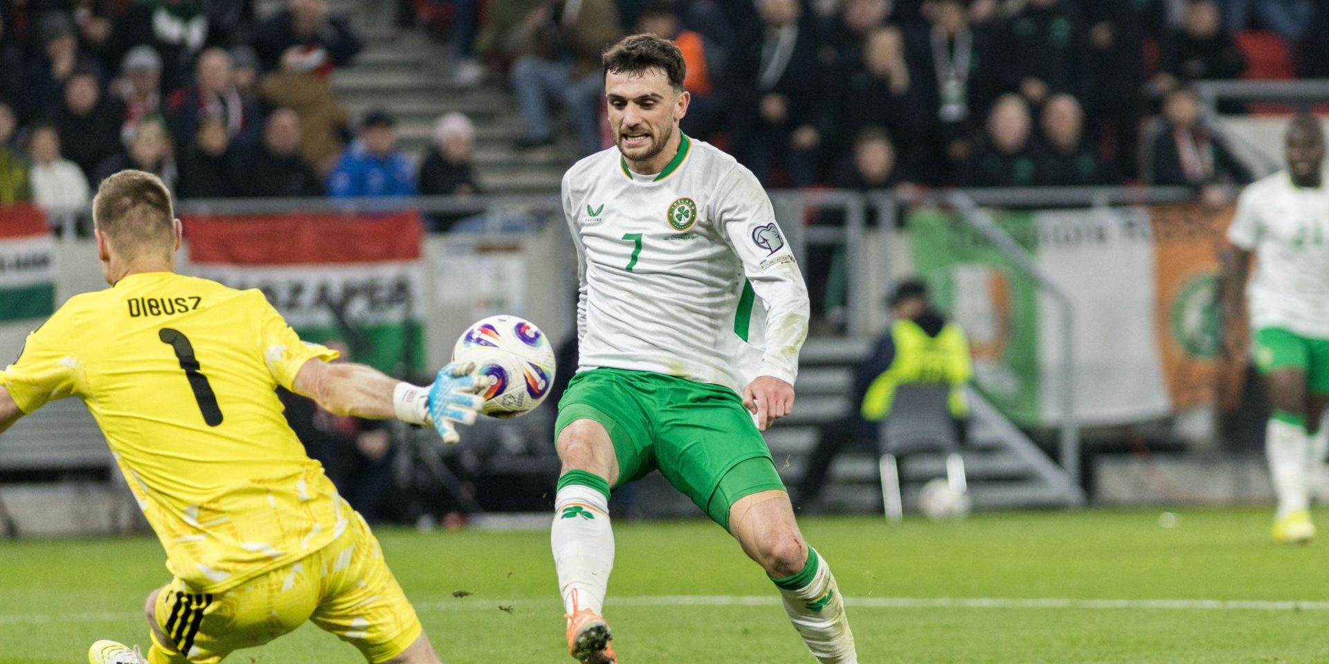 Ireland striker Troy Parrott says a sports pitch in his local area must be saved. There are plans to build 49 homes on...