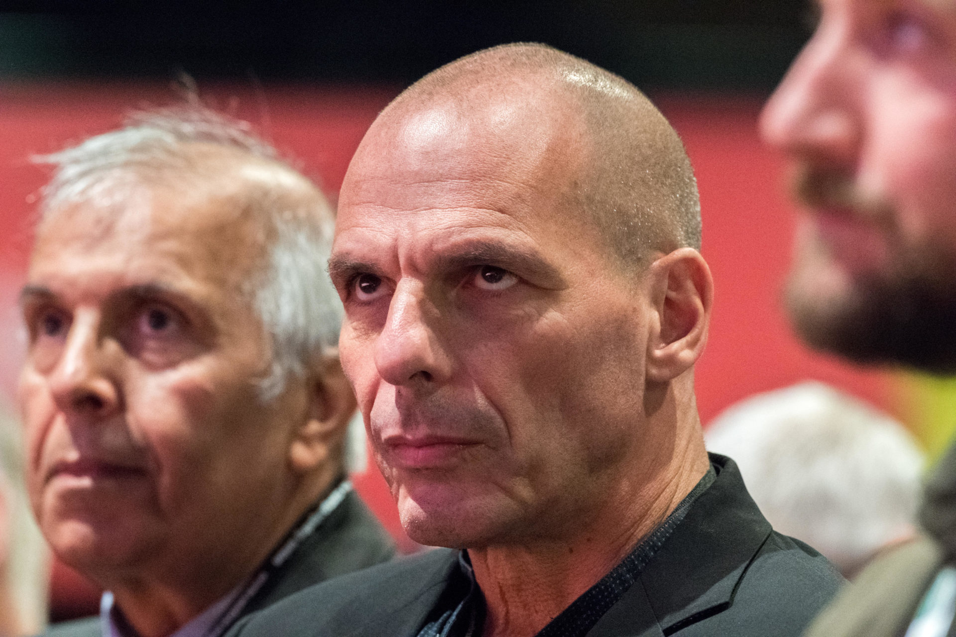 2A26J5J Ioannis Georgiou "Yanis" Varoufakis is a Greek economist, academic and politician at the labour Party Annual 2019 Conference, Brighton, UK