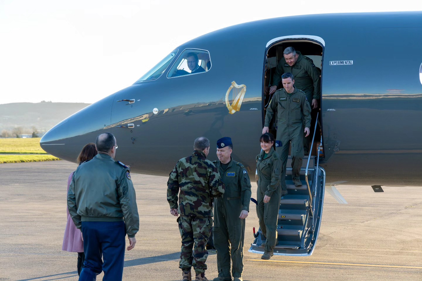 Government Jet. Picture by: Air Corps. 