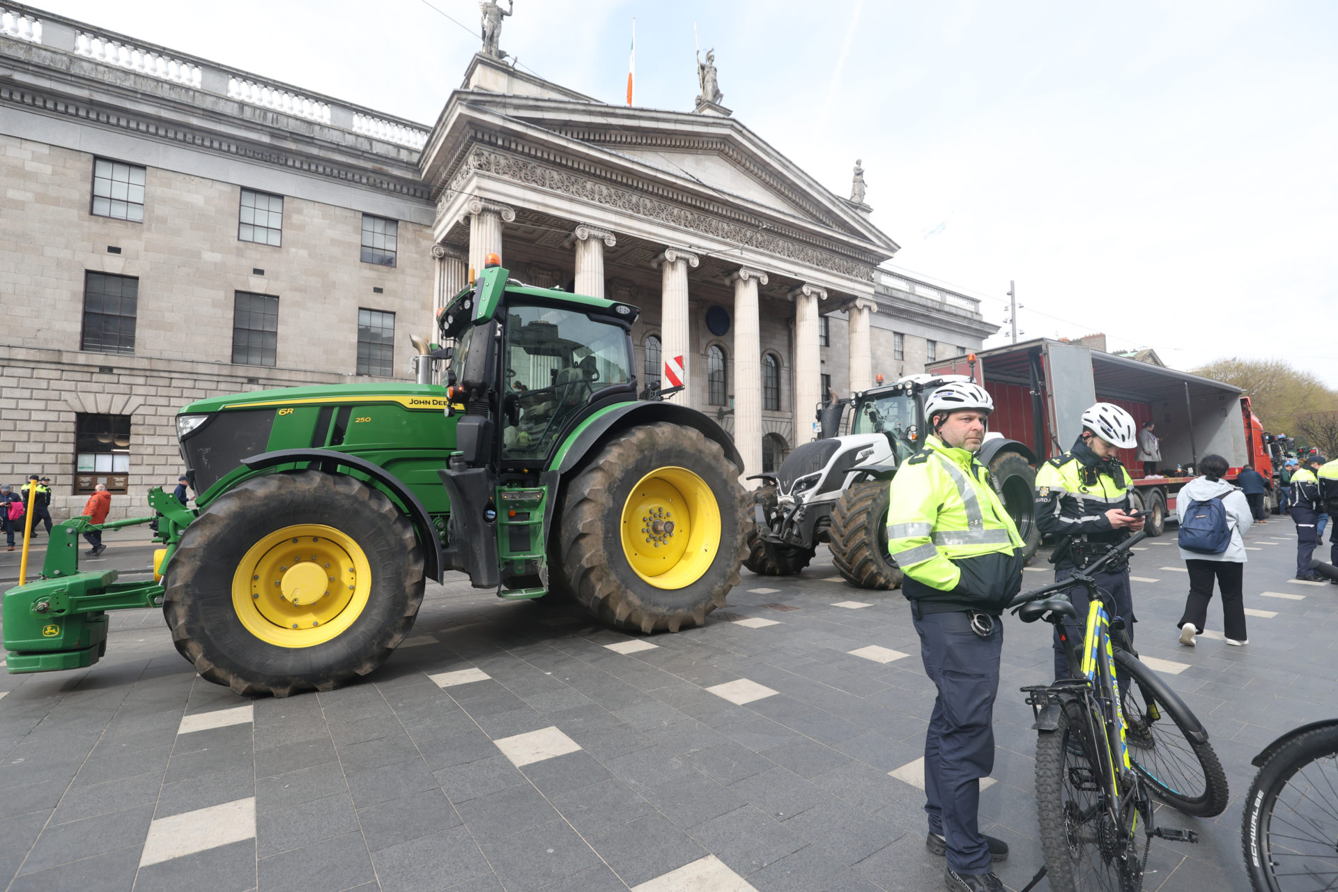 The fuel protest in Dublin. Picture by: Rolling News. 