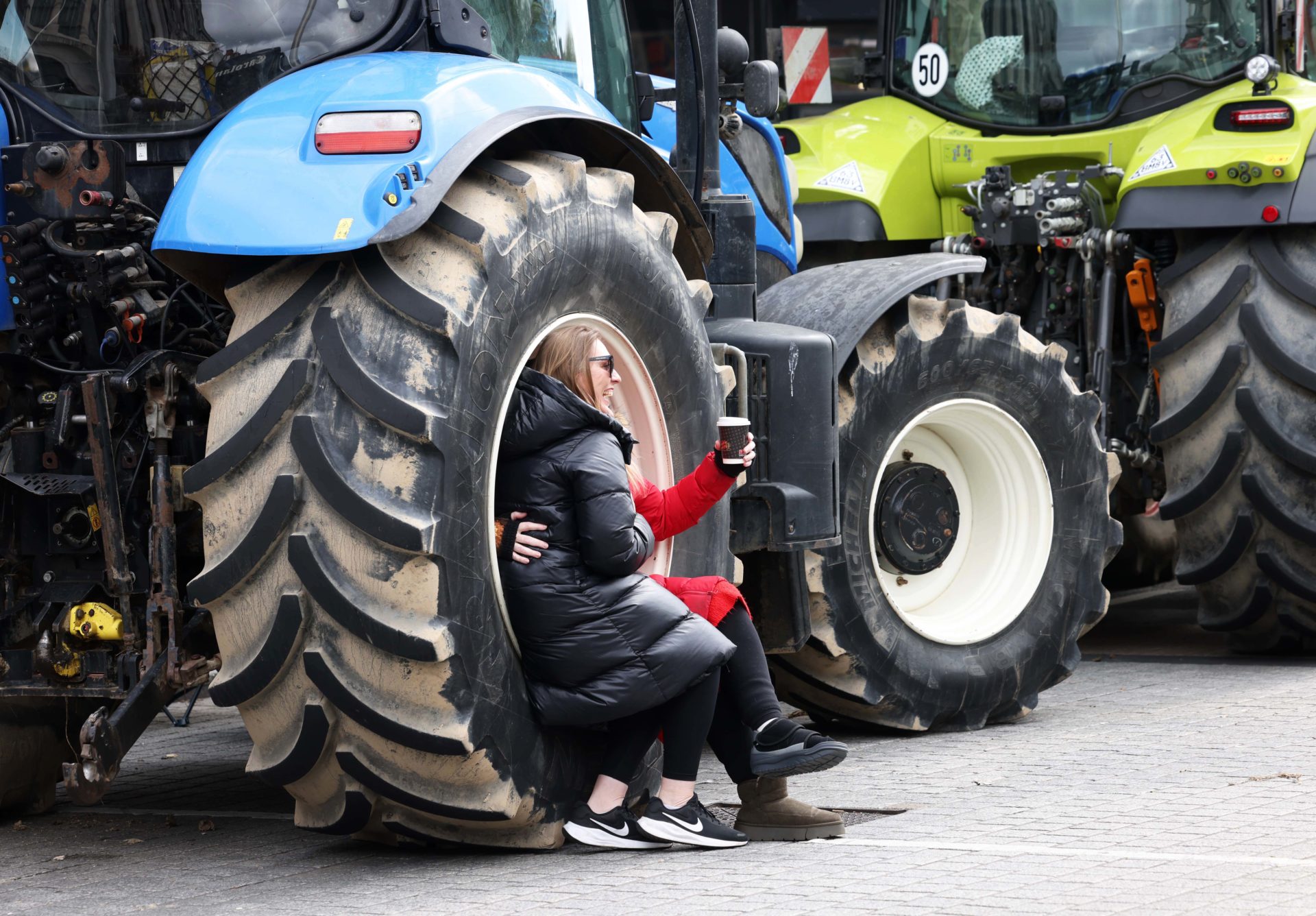 The fuel protest in Dublin on Saturday. Picture by: Leah Farrell/RollingNews.ie. 