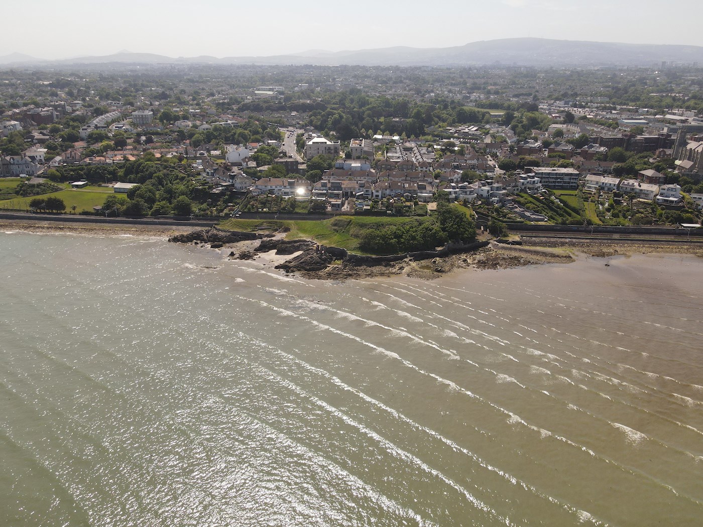 Someone could own their very own private beach in south Dublin.Two plots of land at Maretimo Headland in Blackrock are up for auction...