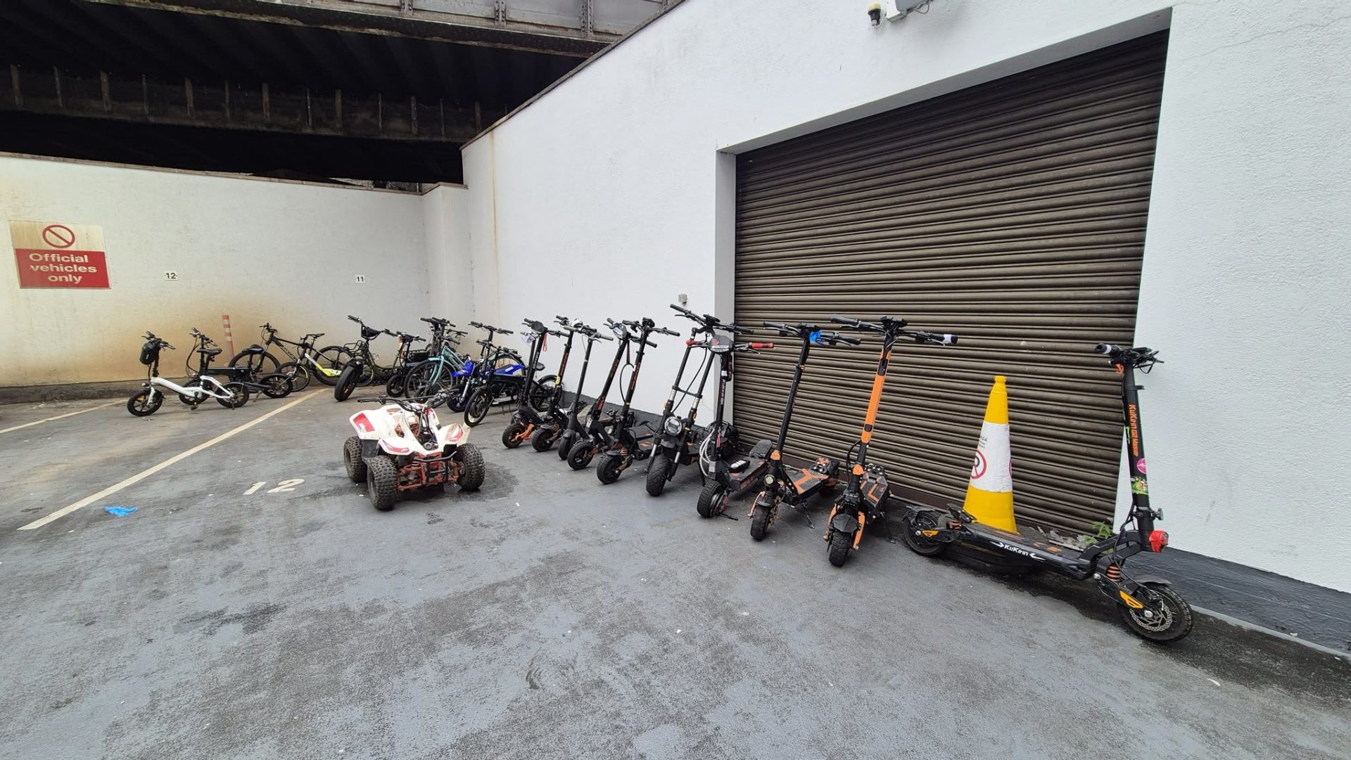 166 E-Scooters And E-Bikes Seized