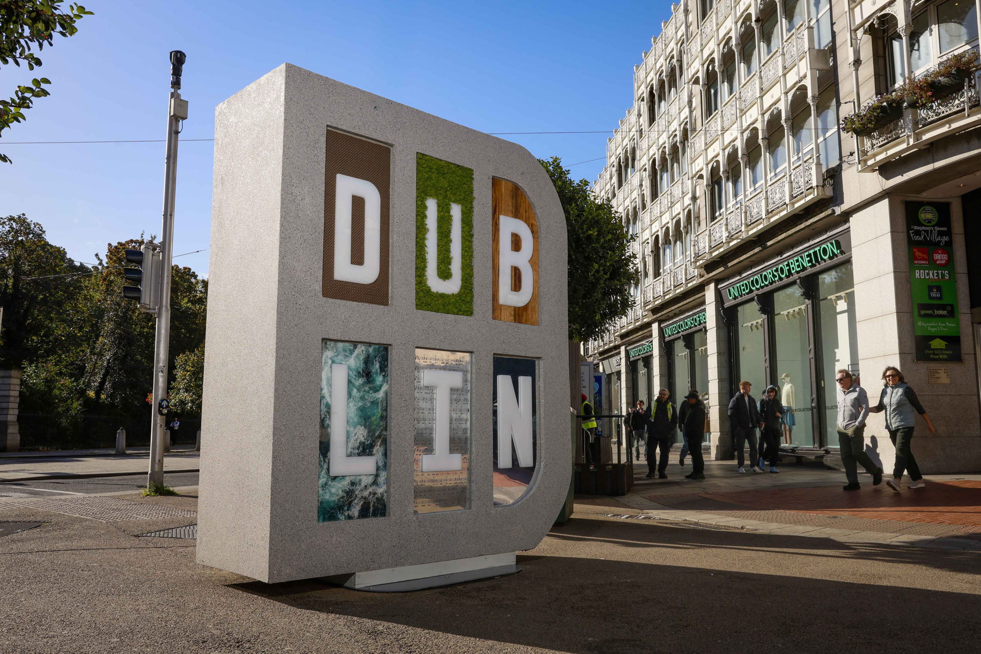 New Sculpture Added To Grafton Street
