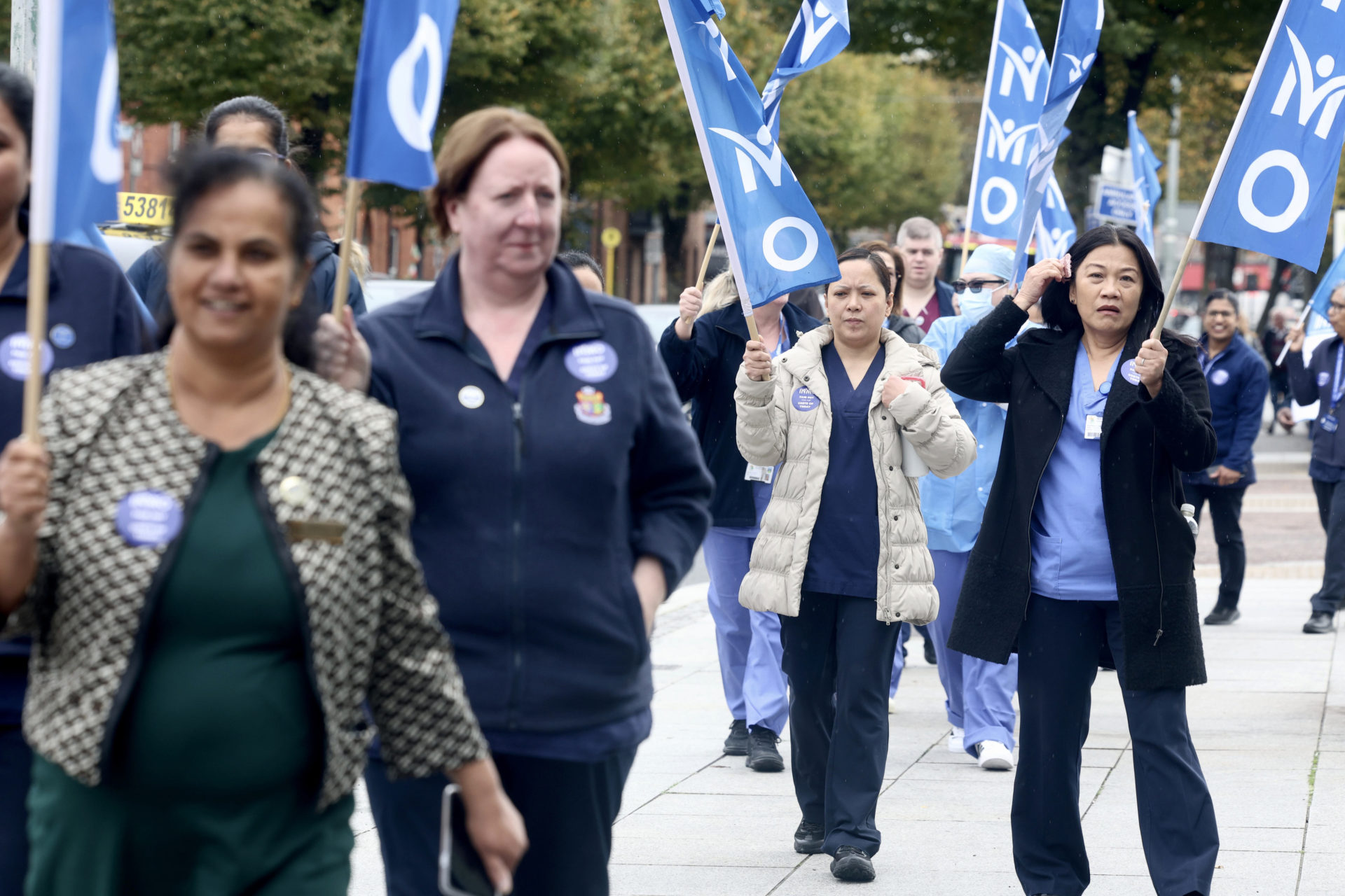 Today, some 300,000 public sector union members are on strike amid an increasing bitter dispute with the Government. 