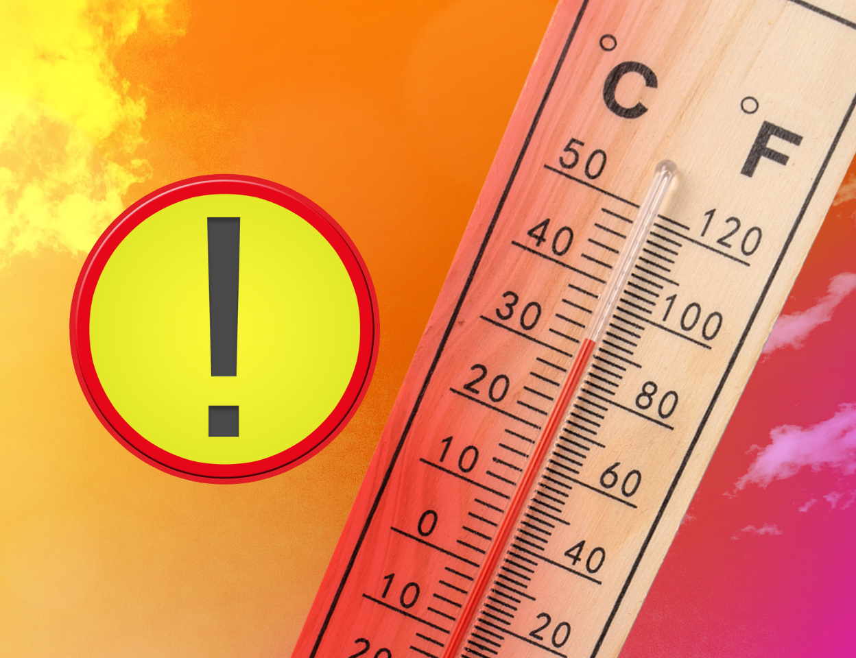 High Temperature Warning for the Country