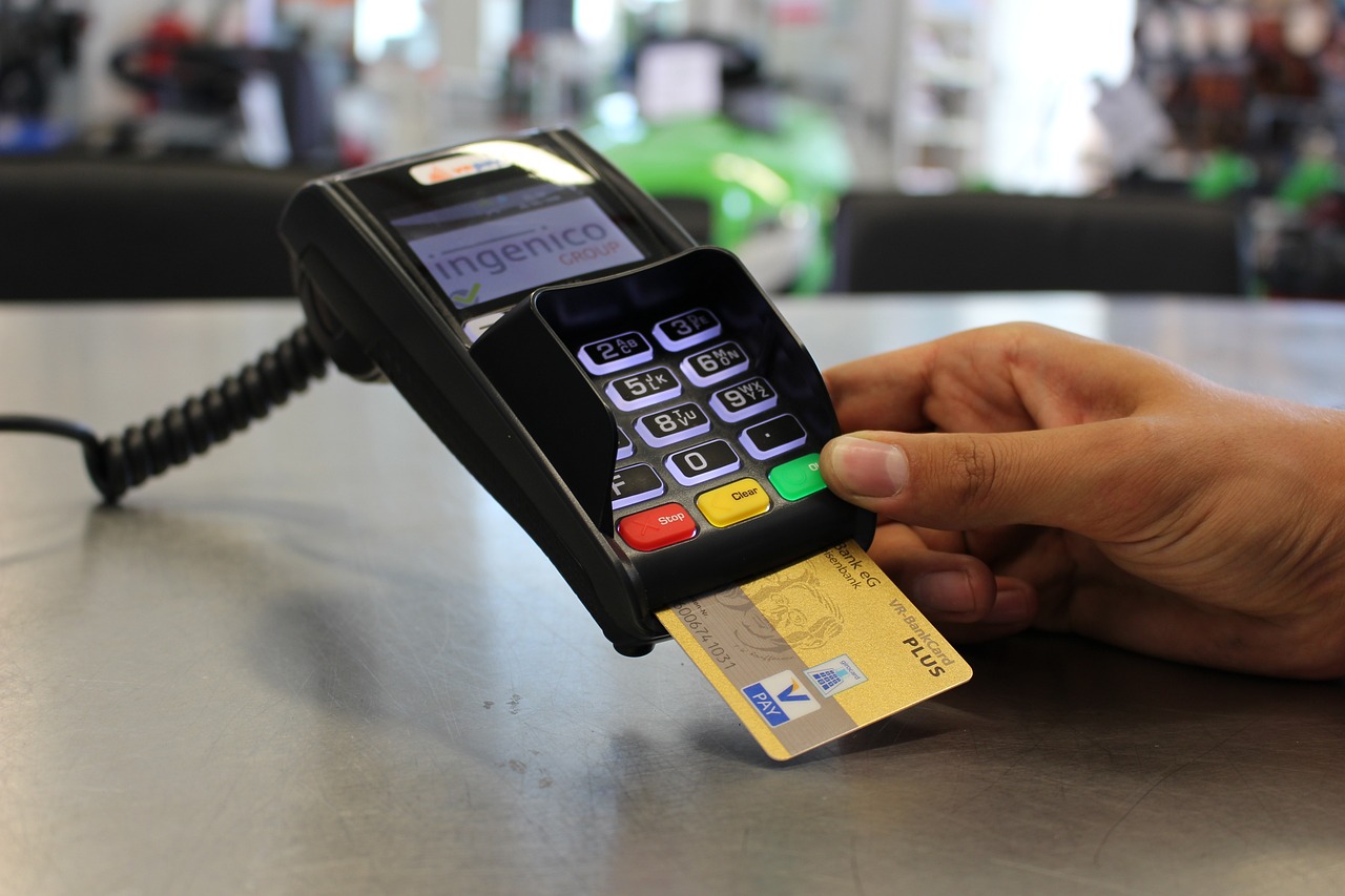 Card machine. Image: Alamy